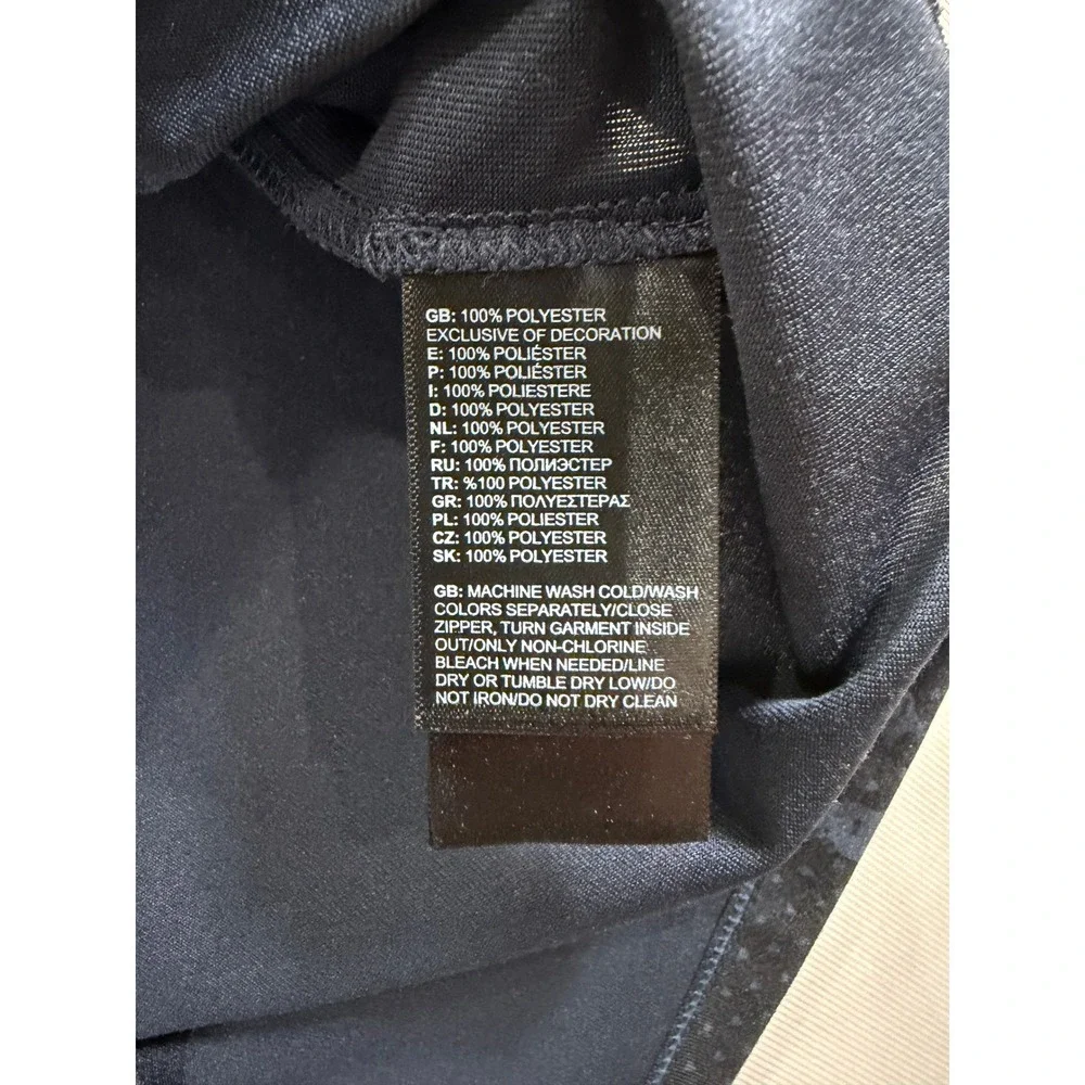 The North Face Mens FlashDry-XD 1/4 Zip Pullover Navy Camo Small